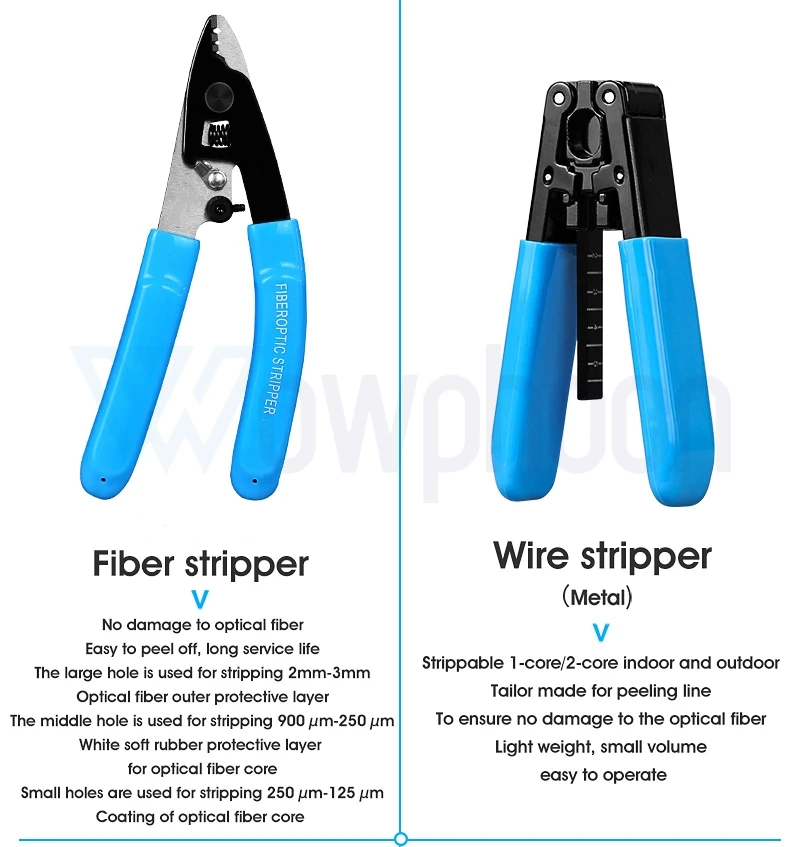 Imagem -03 - Kit de Ferramentas de Fibra Óptica com Cutelo Visual Fault Locator Vfl Wire Stripper Opm 10mw Boa Qualidade Personalizado