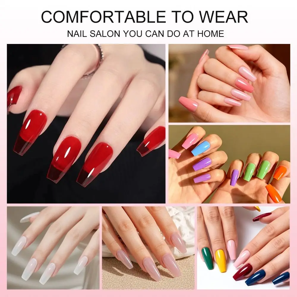 96pcs Coffin Ballet French False Nails Matte Mix Color Full Cover Nail Tips Pure Color Detachable Fake Nials Woman DIY Nail Art