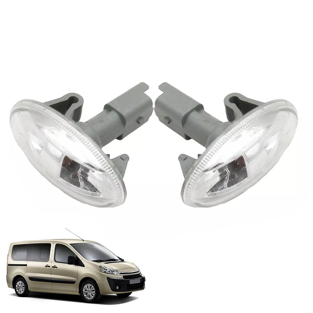 2Pcs 12V Side Marker Light Replace 6325.G3 Side Light Blinker Side Turn Signal Lamp for C1 C2 C3 Picasso Berlingo C4 C5 C6 Xsara