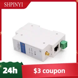 Din-Rail Serial Port RS485 To WiFi Ethernet Converter Device IOT Server USR-DR404 Support Modbus MQTT