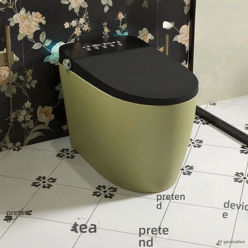 Toilet,PLMR 705 Modern Design Multi-Voltage Ceramic Smart Toilet Floor Mounted Automatic Seat Heating Dual-Flush Remote P-Trap S