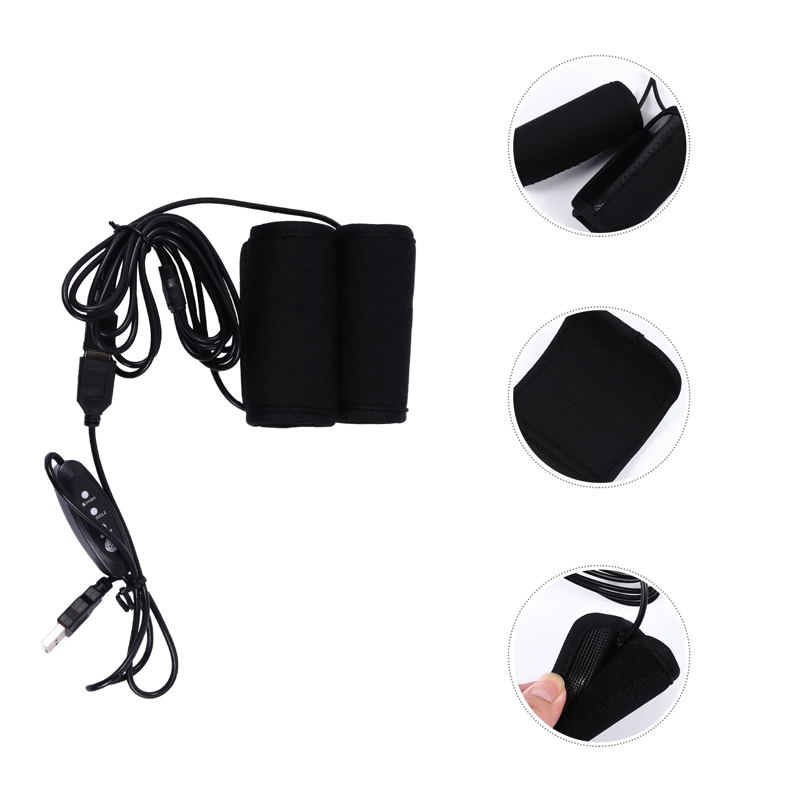 

Motorcycle Heated Grip Ultra-Thin 0.13mm USB Wired Constant Temperature Handlebar Hand Warmer Pad Electric Heating Grip Cover