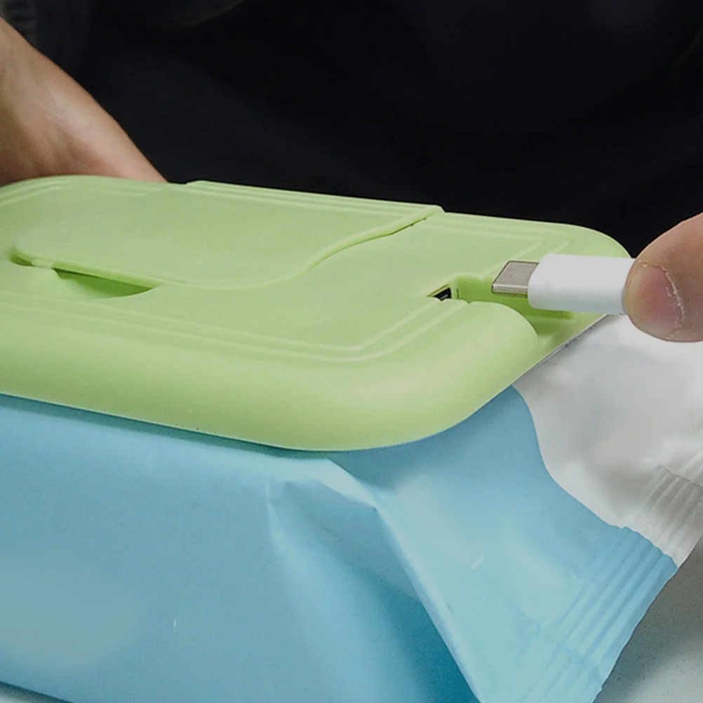 Dispensador de lenços umedecidos, suporte de tecido para bebê 24h, temperatura constante, calor macio para dispensador infantil