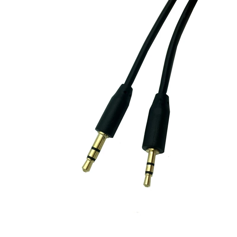 High Quality 2.5Mm Male To 3.5Mm Male Audio Adapter Cable Work With Car AUX Male To Male For The Record Line Gps Navigation (1.5