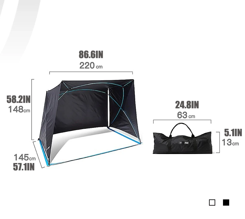 Outdoor Awning for Beach Camping, Sun Protection, Exquisite Shelter