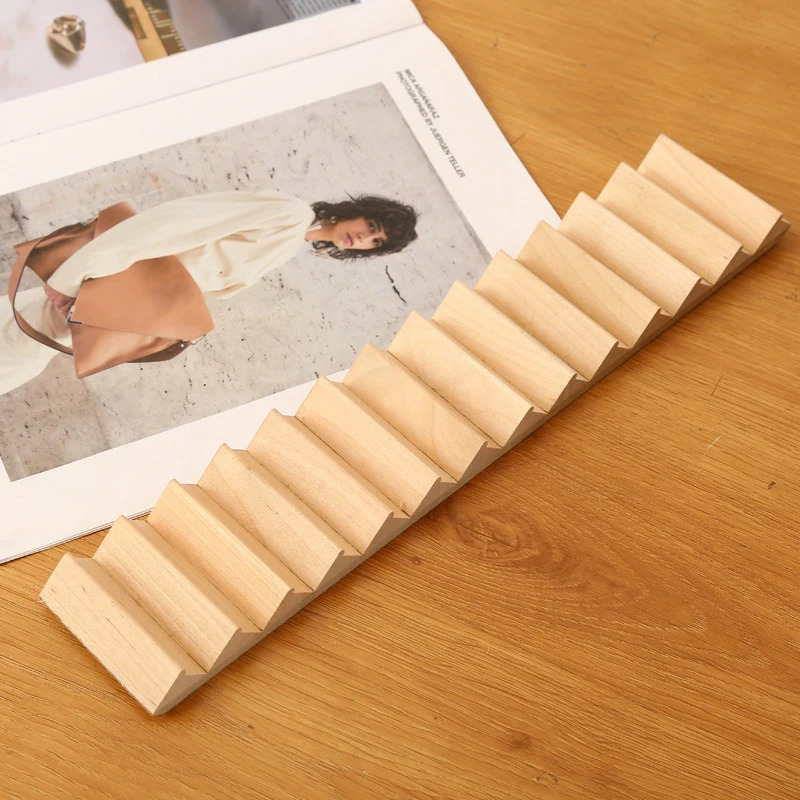 

Home Model Decor Toy Stairs without Handrails, 1:12 Dollhouse Miniature Furnishing Accessory.