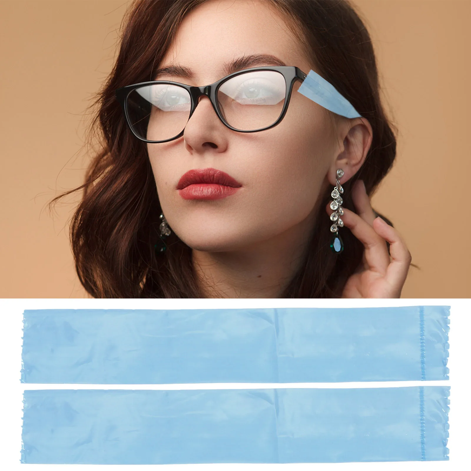 

Glasses Leg Cover Eyeglasses Foot Protector Anti Slip Ear Pad for Hair Dyeing Lightweight Comfortable Fit Running Riding