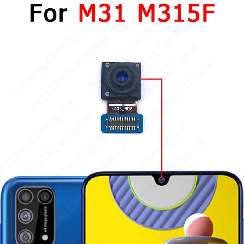 

Front Camera For Samsung Galaxy M31 M315 Frontal Small Selfie Camera Module Flex Replacement Spare Parts