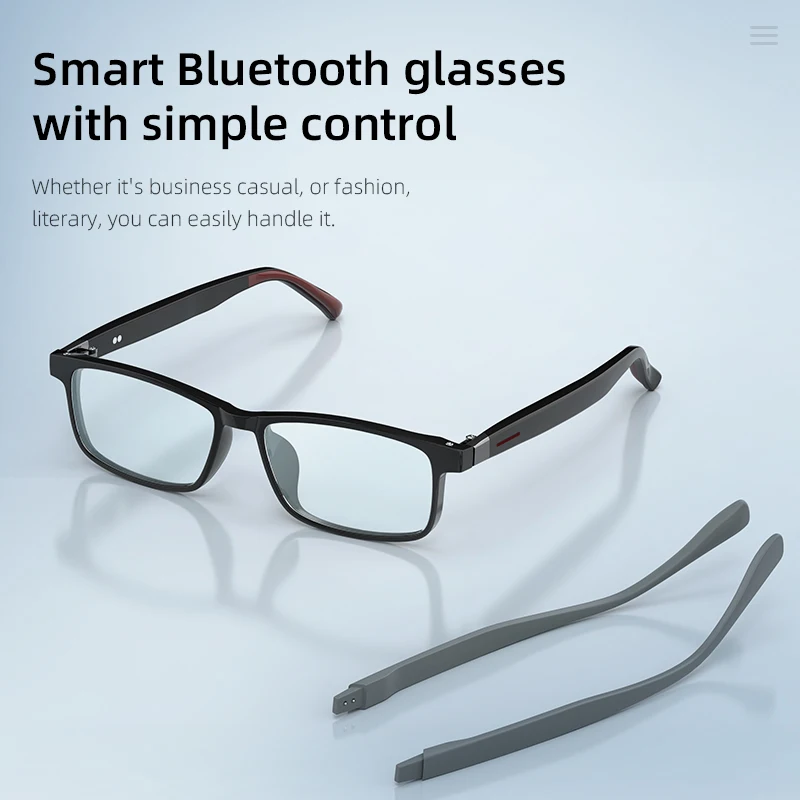 

Умные очки FIR IWO: Smart AI-перевод, Bluetooth-очки, HD-вызовы и воспроизведение музыки, быстросменный храмовой кронштейн для усилий