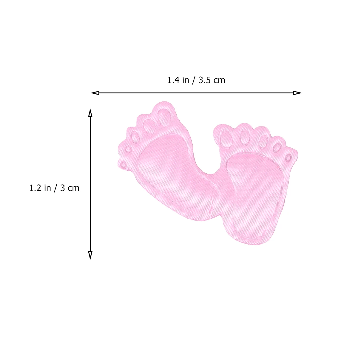 

300 Pcs Baby Bottle Nipple Feet Paper Scraps Girl Decorations Party Shower Accessory Birthday Table Scatter Christmas