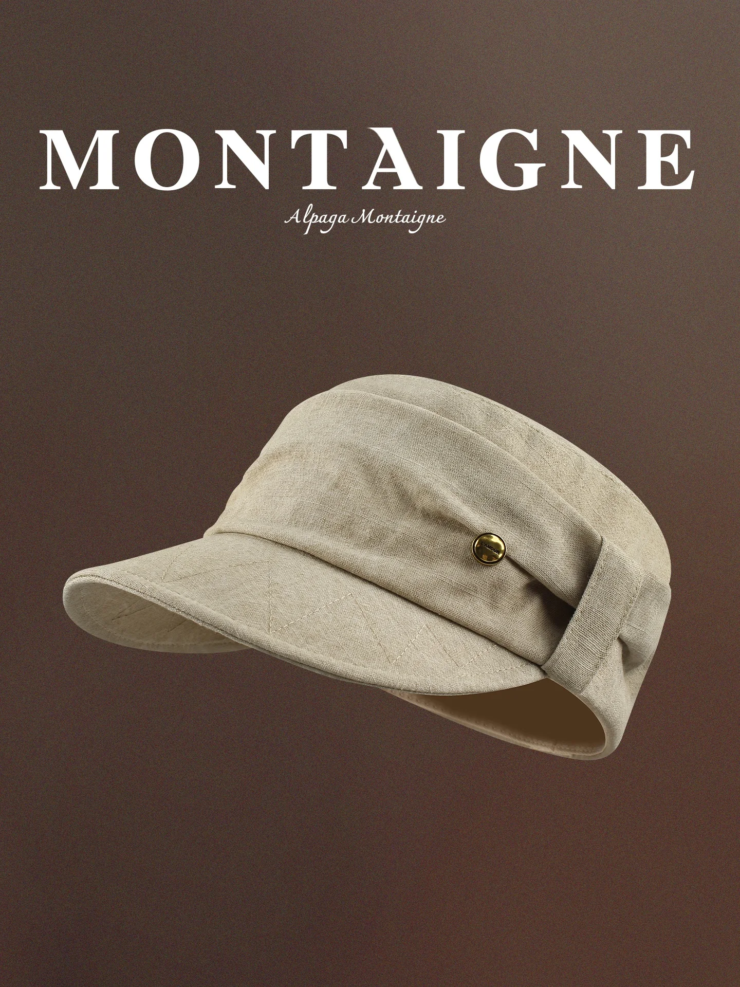 alpaga-montaigne-2026-beret-vintage-automne-respirant-polyvalent-casquette-d'equitation-amincissant-le-visage-large-bord-pliable-polyester