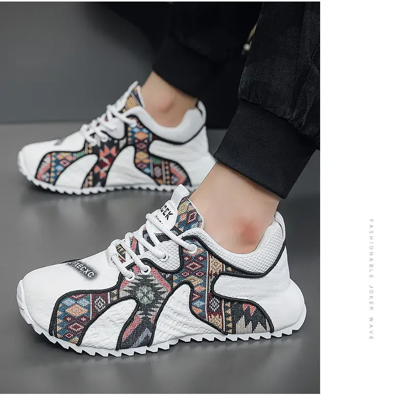 New Classica Wedge Sports Shoes Men's Thick Lace Up Basketball Sneakers Big Size 47 Man Luxury Platform Tenis Gym Shoes Male view 6