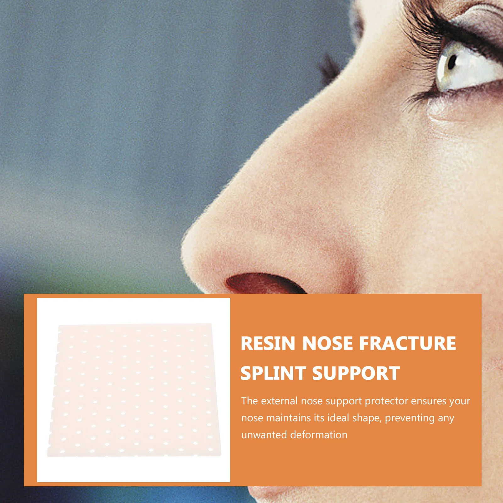 Tala nasal termoplástica resina nariz tala suporte protetor parte cinta externa nariz moldar suporte substituição