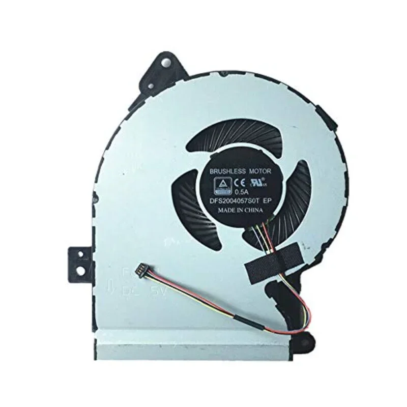 Replacement Laptop CPU Cooling Fan for Asus X541 X541S X541SC X541U X541UV X541UA X541NA, P/N: DFS2004057S0T