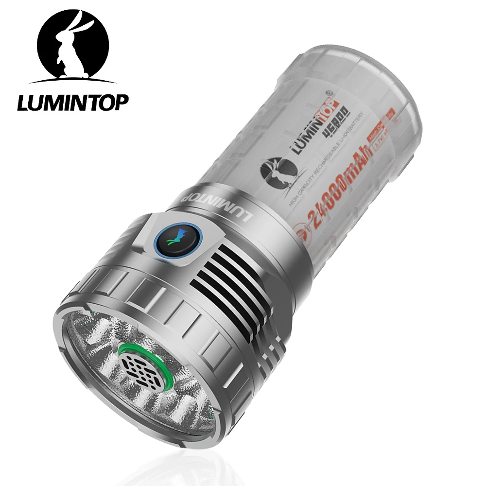 

USB C Rechargeable Lamp Power Bank High Power LED Flashlight 46800 Camping Lantern 20000 lumens Fishing Torch Transparent Mach