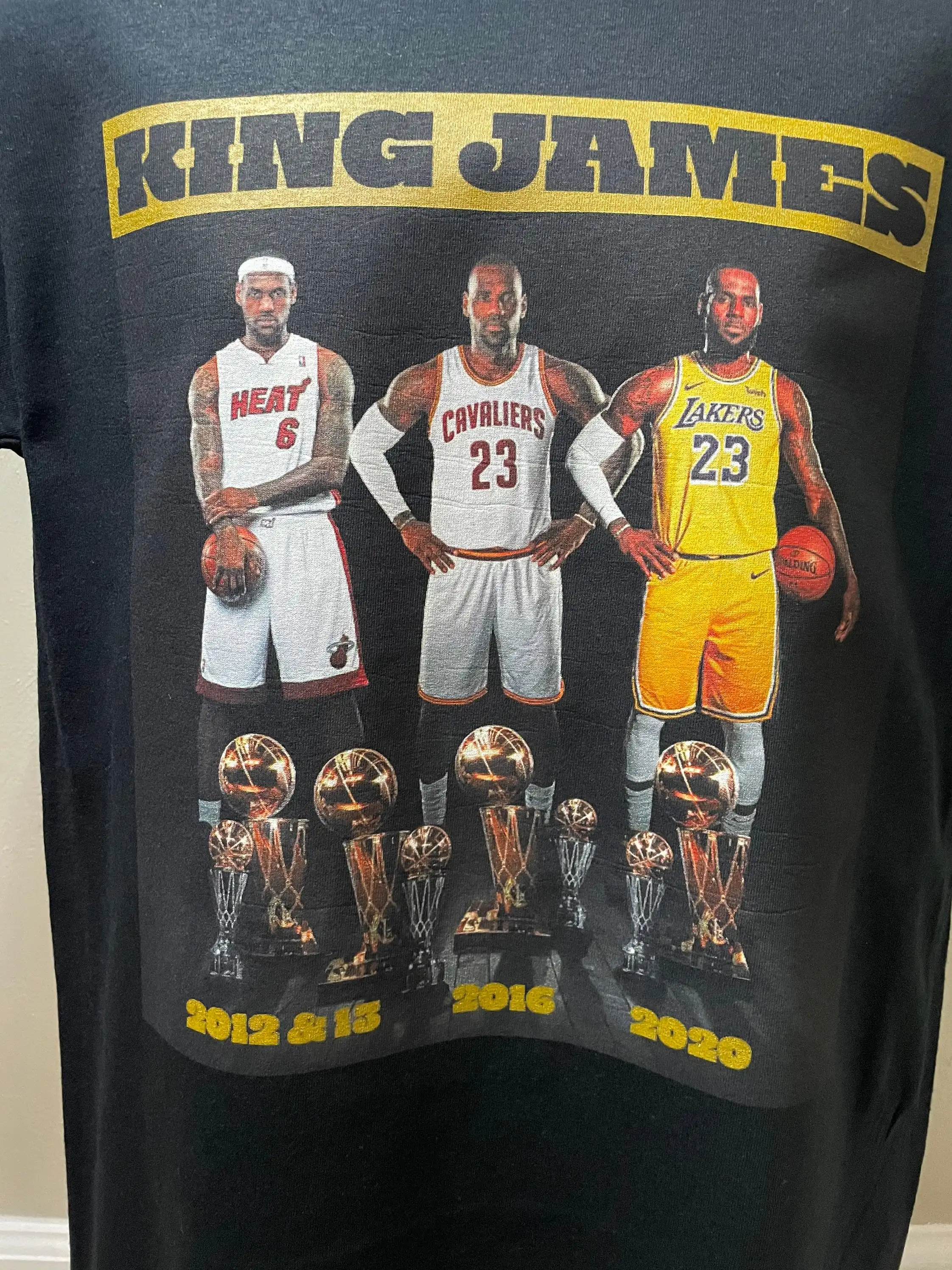 King “Lebron James” 4x Championship Graphic Tee