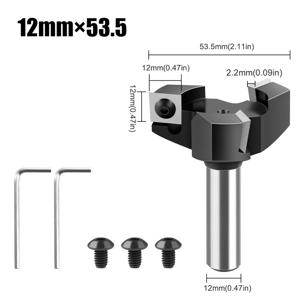 

Carbide Router Bit Bottom Cleaning Router Bit Flattening Waste Boards Accurate Size Convenient To Carry Easy Installation