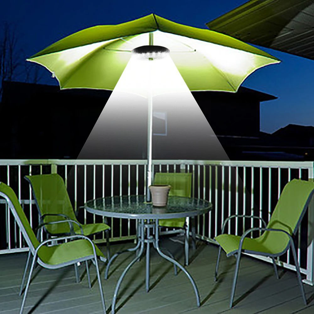 Wireless Patios Umbrellas Light With Hook Multi-Purpose Parasols Lights For Garden Yard