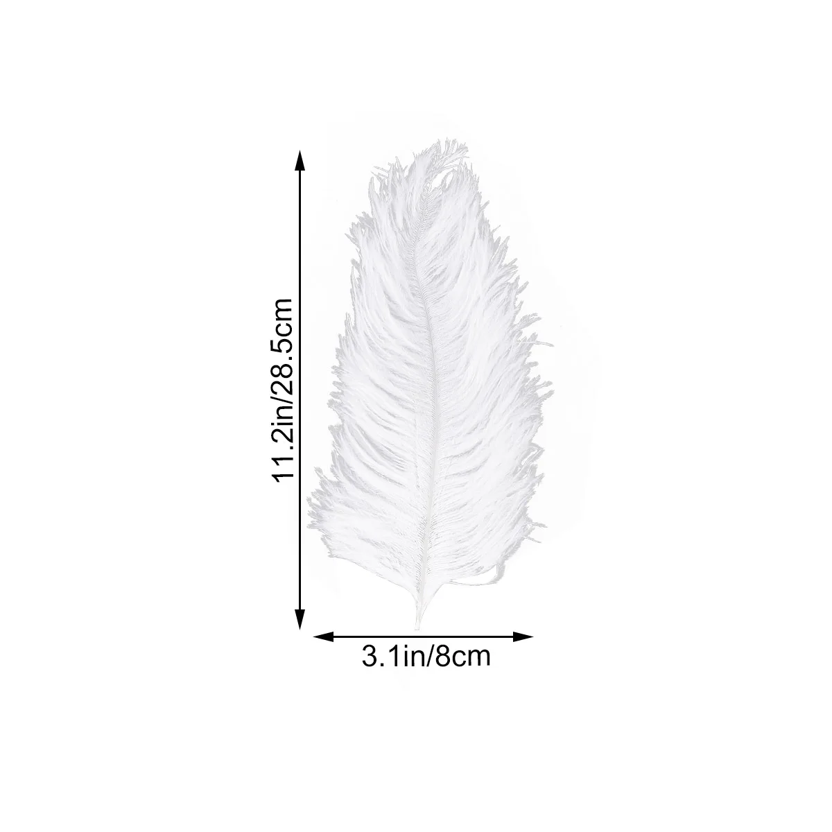 

10pcs Natural Real for Crafts Trimmings Party Costumes Home Wedding Decoration Ostrich Decorations