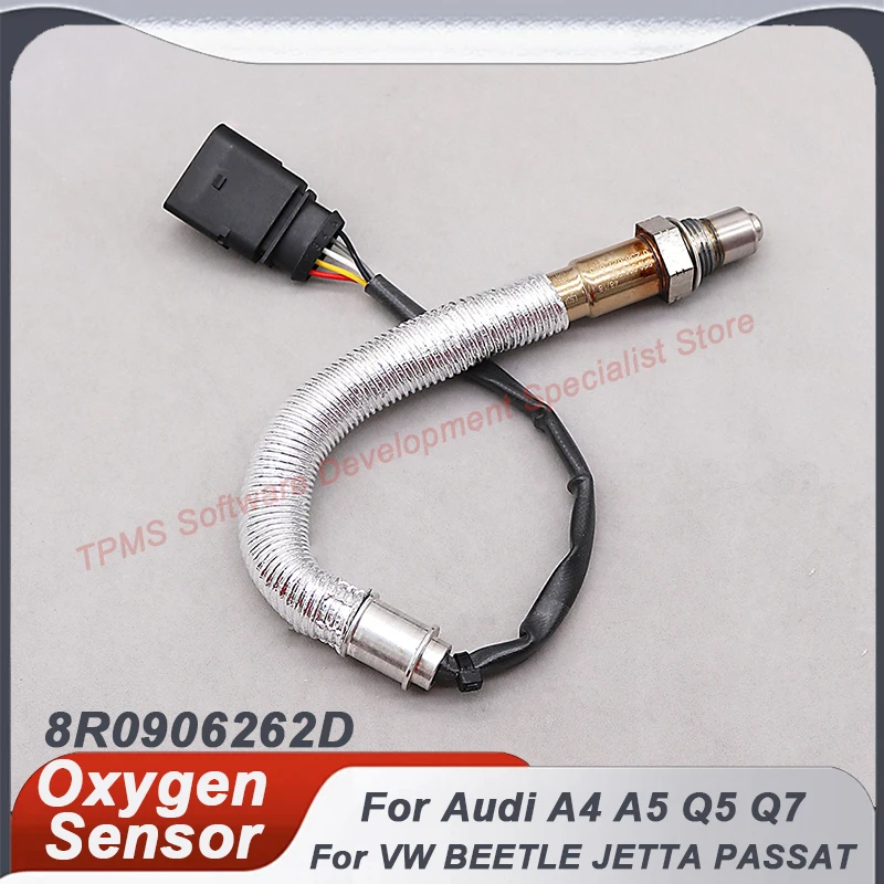 

Downstream 5 Wires Lambda O2 Oxygen Sensor Air Fuel Ratio Sensor For Audi A4 A5 Q5 Q7 Volkswagen Passat Beetle 8R0906262D