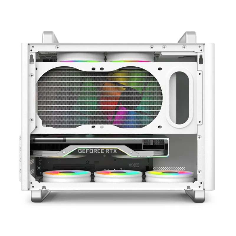 Compact 14.6L MATX Chassis, Supports 310mm GPU & 135mm CPU Cooler, 240mm AIO, ATX/SFX PSU, Type-C Phoenix U320
