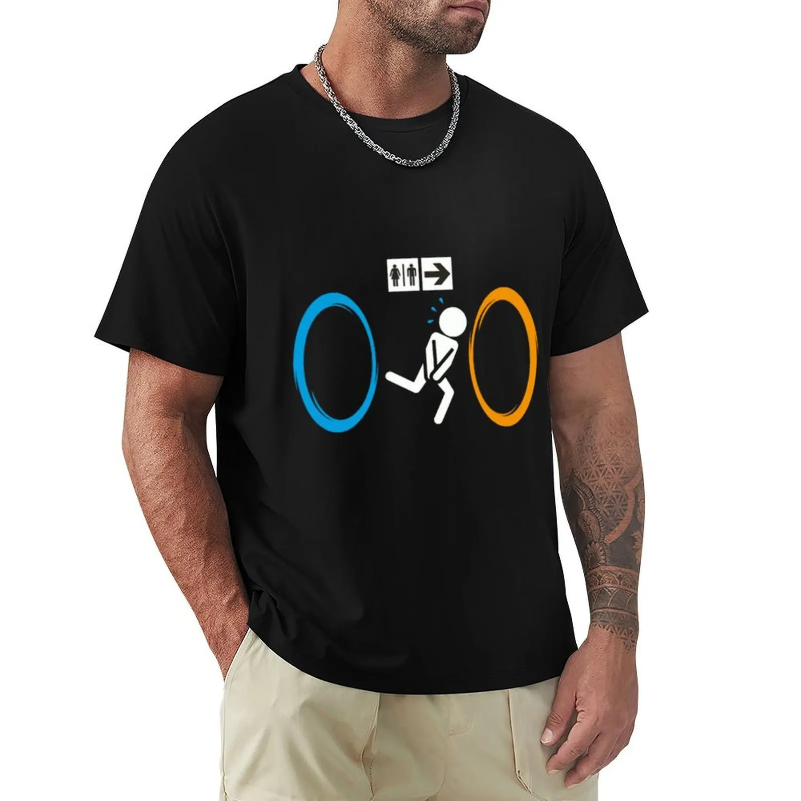 Portal T-Shirt anime t shirts for man T-Shirt