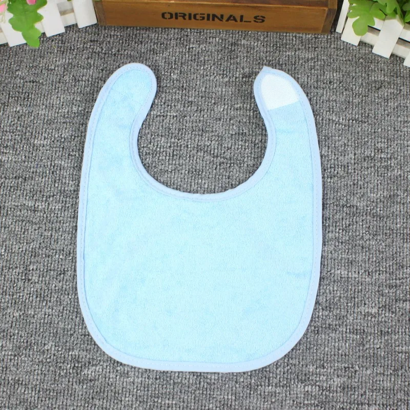 Baby Cotton Towel Cloth Eating Bib Baby Anti Dirt Bib Portable Polyester Cotton U-shaped Terry Cloth Double Layer Thickened