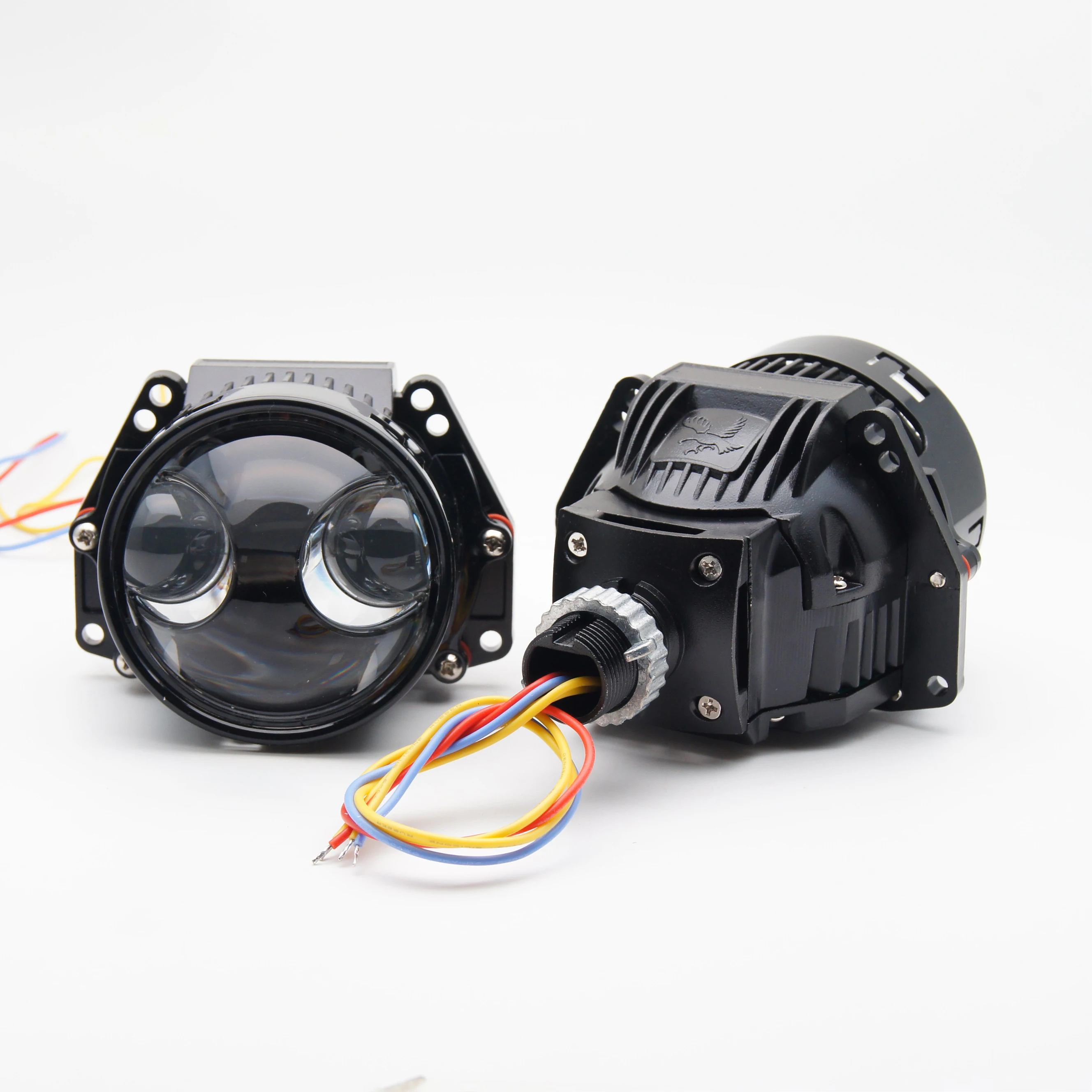 Led Laser 3.0 Inch H4 H7 9005 9006 Car Bulbs Led Headlight Projector Car Retrofit Bi Led Projector Laser Lens