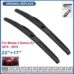 Tergicristallo per finestrino anteriore per auto Set per Mazda2 Mazda 2 Demio DJ 2015 - 2019 Parabrezza Parabrezza Finestra 22