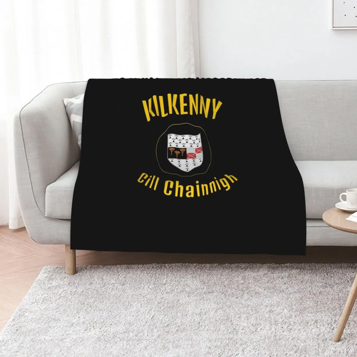 Kilkenny Chill Chainnigh with Crest Throw Blanket Vintage Luxury Brand halloween Retros anime Cute Plaid Blankets