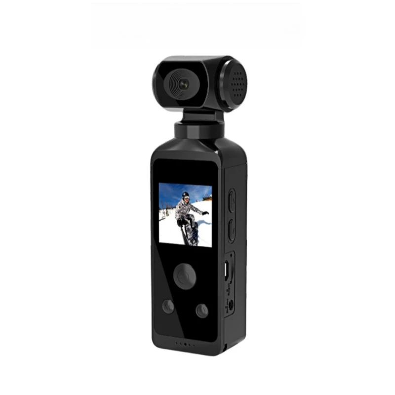 

Pocket action camera 1080 high definition image stabilization, rotating camera, outdoor sports vlog portable shooting