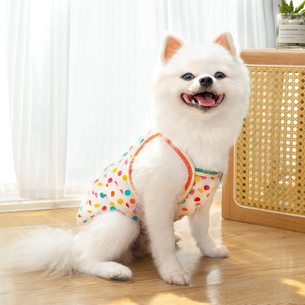 Ultra Thin Dog Cooling Vest Breathable Clothes Pet Clothes for Small Dogs Cute Fruit Print Summer Puppy Cat Cheap T-shirt