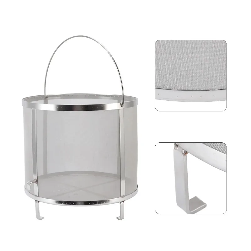 

Аксессуары для заваривания бочки с фильтром из нержавеющей стали, самодельный фильтр-сетка, портативный, прочный и многофункциональный