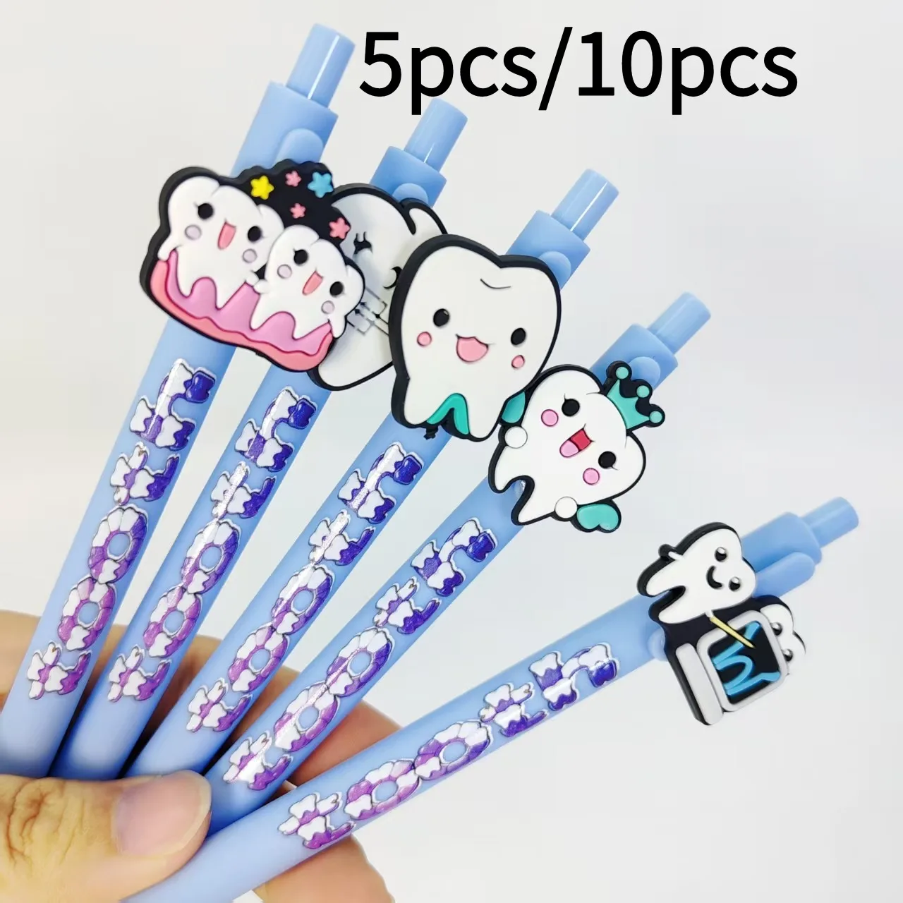 

5pcs/10pcs Medical Teeth Series Theme Ballpoint Pen Student Writing Signature Student Gift Preferred