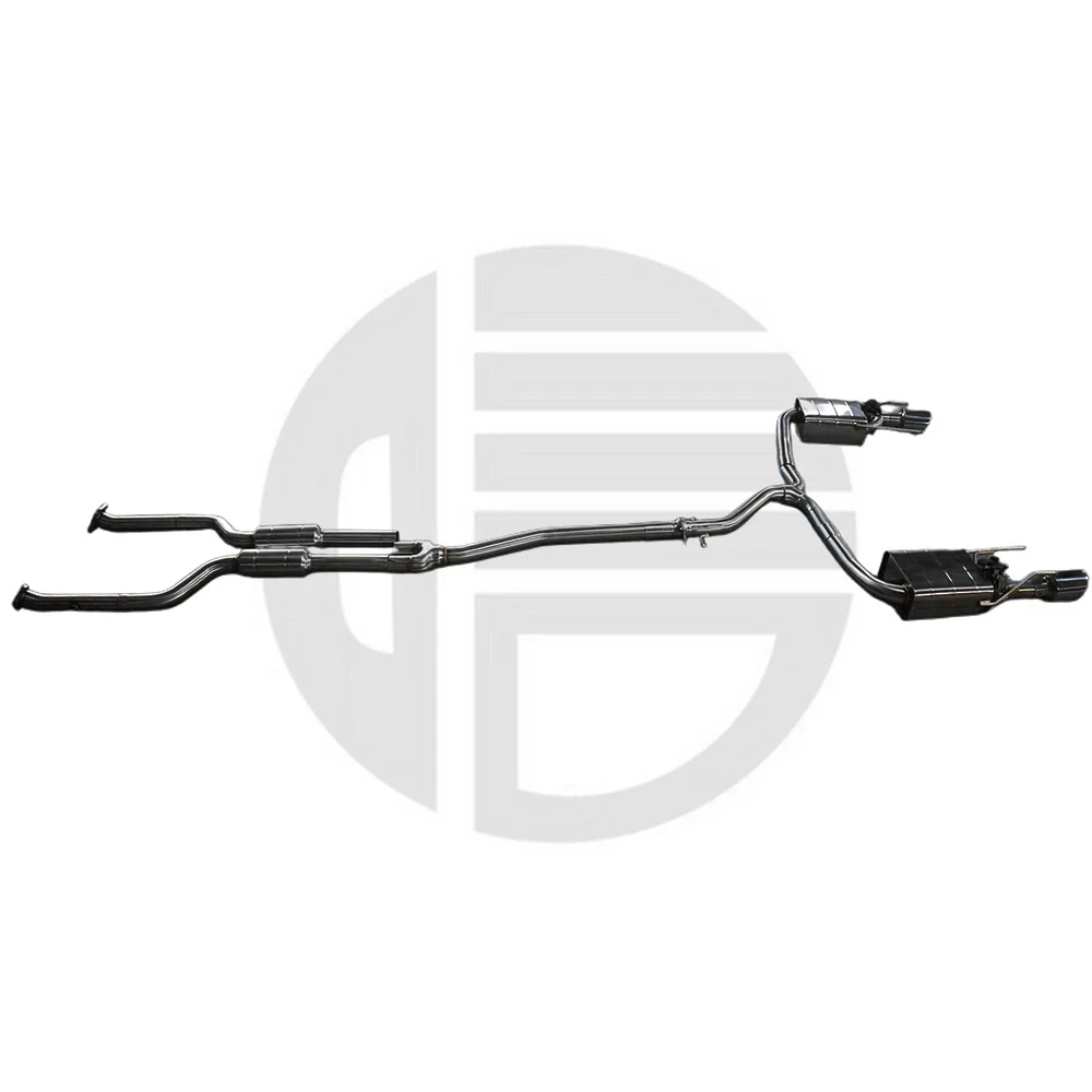 

Factory Hot Selling Cc CarExhaust System Catback SUS304 for GS300 Stainless Steel with Muffler Valves Pipes CAR ACCESSORIE