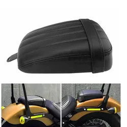 Black Pillion Pad Seat Solo Rear Seat Passenger Saddle for Harley Davidson Softail Slim FLSL Street Bob FXBB 2018 2019 2020 2021