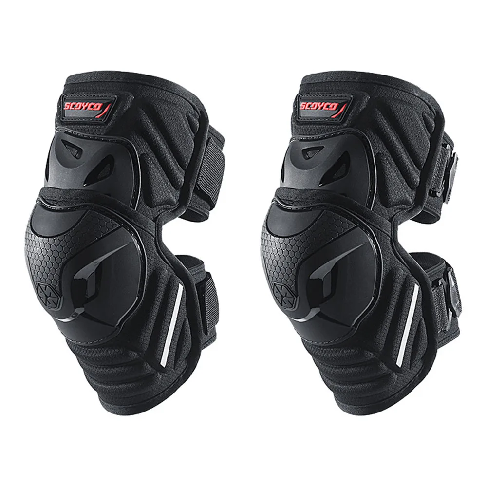 Wear-resistant Motocross Knee Pads Anti-fall Motorcycle Protection Equipment Reflective Hook And Loop Fastenersbiker Knee Pad