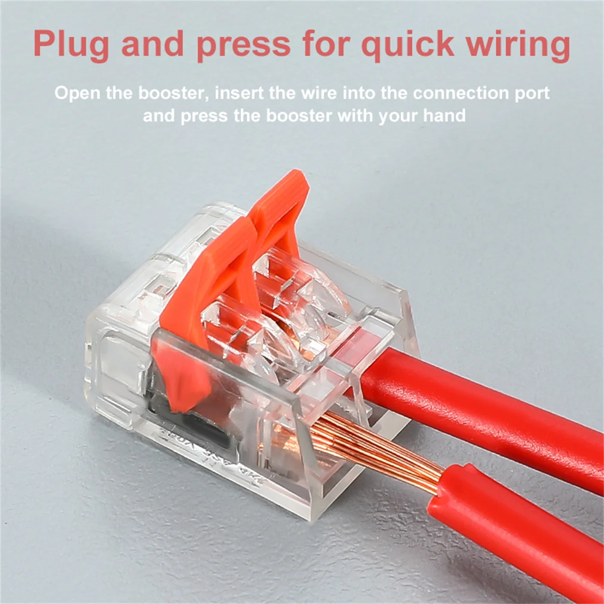 25pcs Quick-Connect Connector Kit, PCT412-413 Series Terminal Block Set, and Wire Splitter for Safe and Quick Installation.