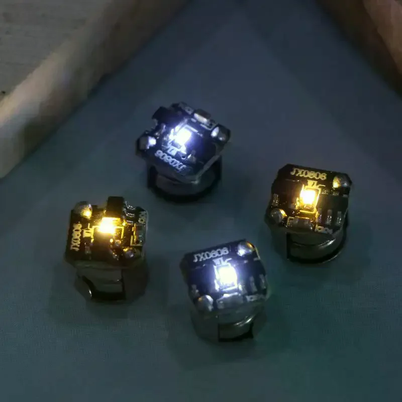 2Pcs LED Light Microwave Magnetic Control Switch Lighting Chip Animation Hand To Do Plus Light Model Toy Wireless Lamp