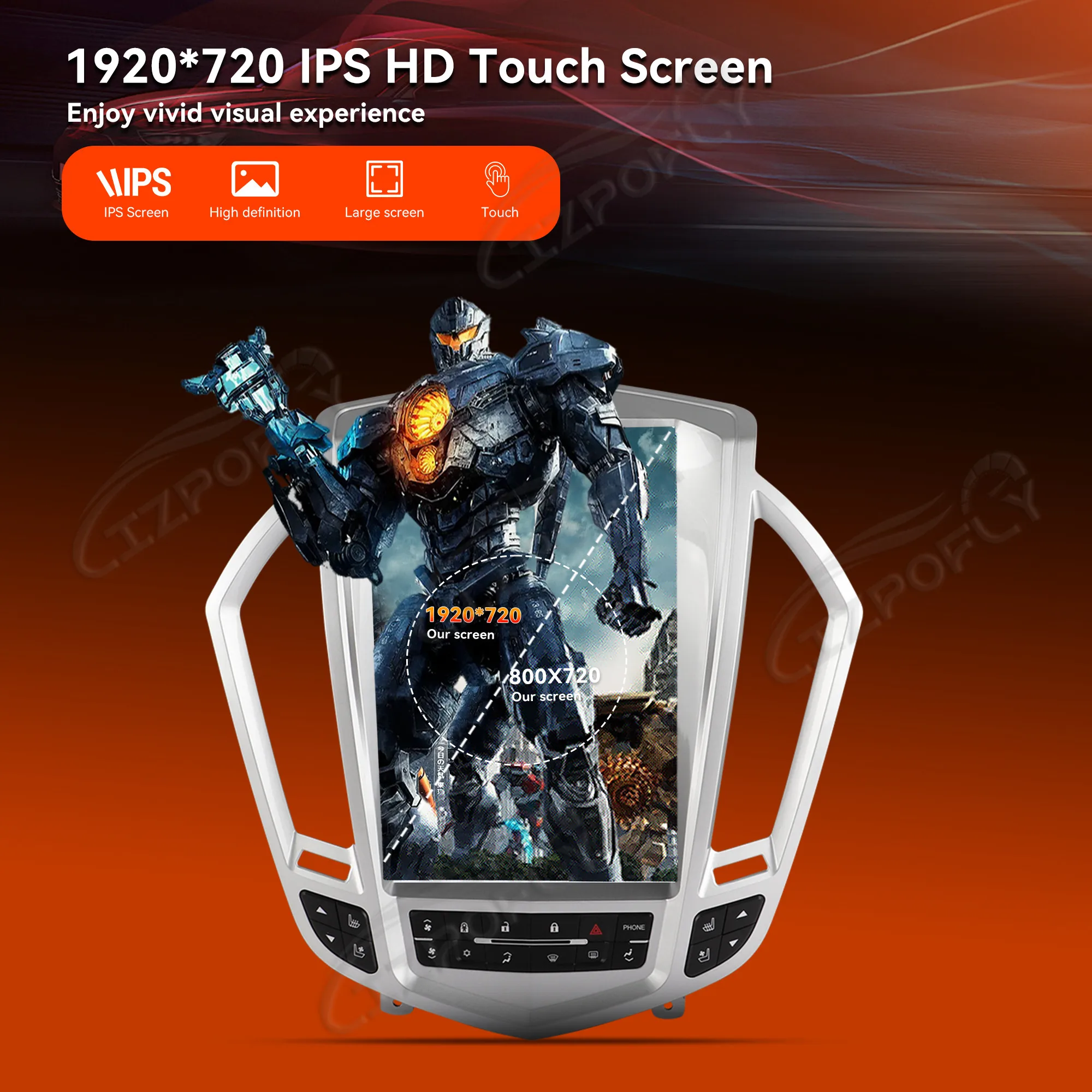 

12.1" Accesorios Auto Screen For Cadillac SRX 2009-2012 Android 14 Auto Multimedia Car Radio GPS Navigation Audio Stereo YPS