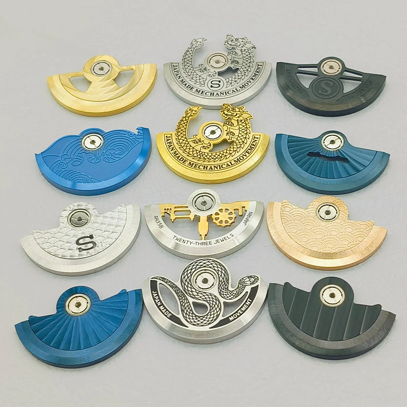NH35 4R35 Automatic Hammer Rotor Fits for NH35 NH36 NH70 4R35 4R36 7S 6R Movement Men's Diving Watch Weight Pendulum Refit Parts