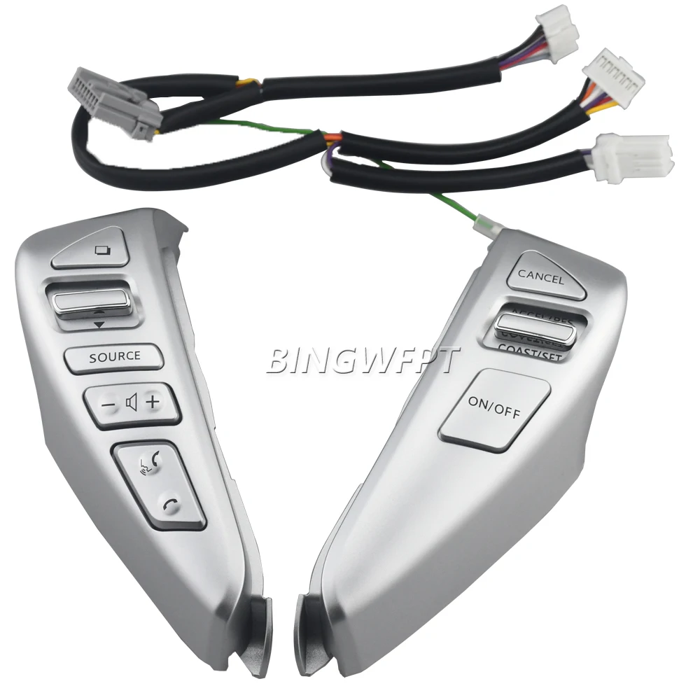 STEERING WHEEL CRUISE CONTROL BLUETOOTH SWITCH WITH CABLE for NISSAN TIIDA SENTRA SUNNY Livina ALMERA CUBE VERSA NOTE