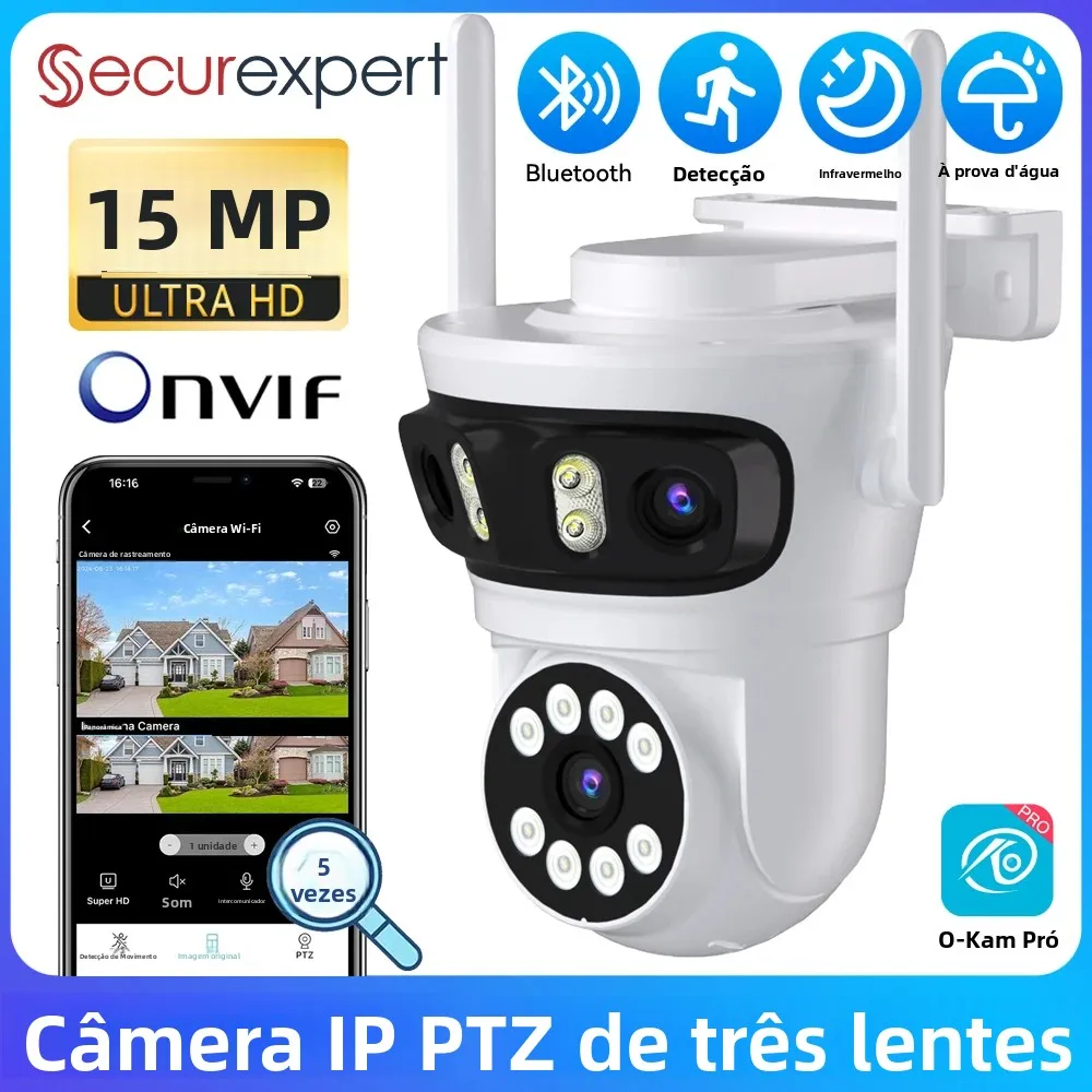 15mp-ptz-wifi-camera-outdoor-auto-tracking-3-lens-dual-screens-5x-zoom-color-night-vision-weatherproof-security-cam-o-kam-pro