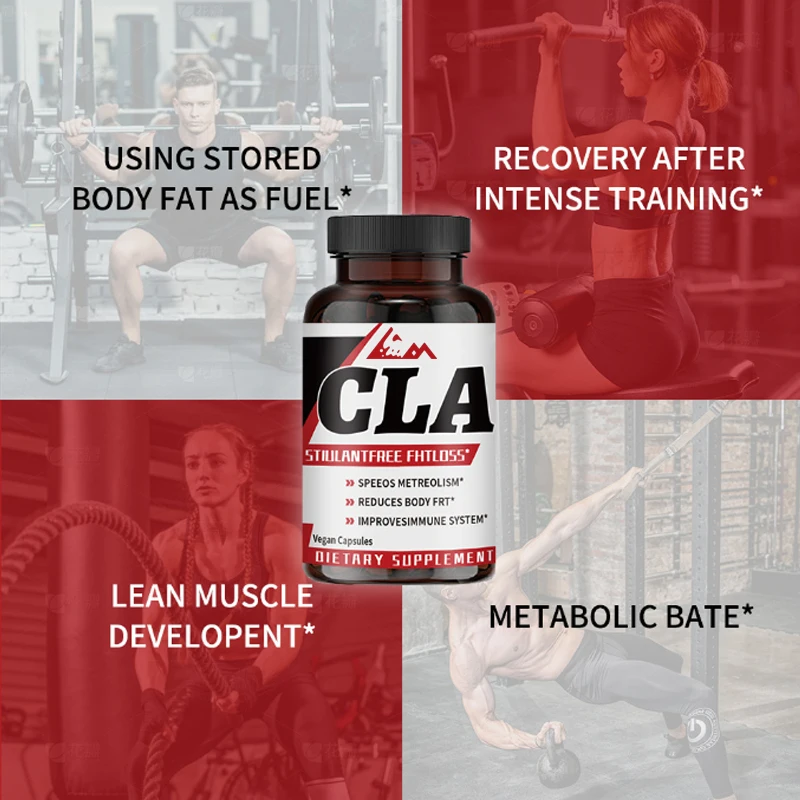 CLA Magnesium L-threonate for both men and women | Non GMO, soy and gluten (60 soft capsules)