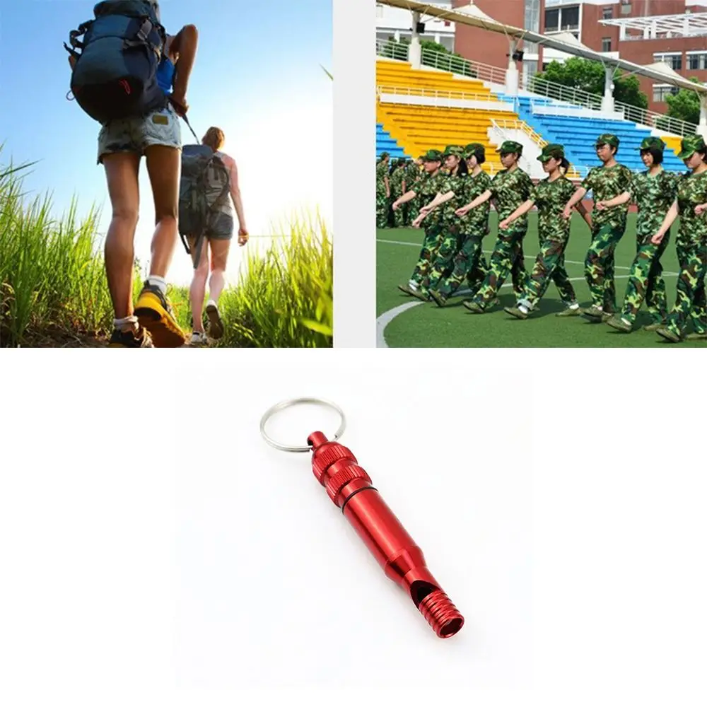 

New Portable Metal Whistle Training Accessories Loud Sound Police Whistle High Frequency Lifesaving Whistle