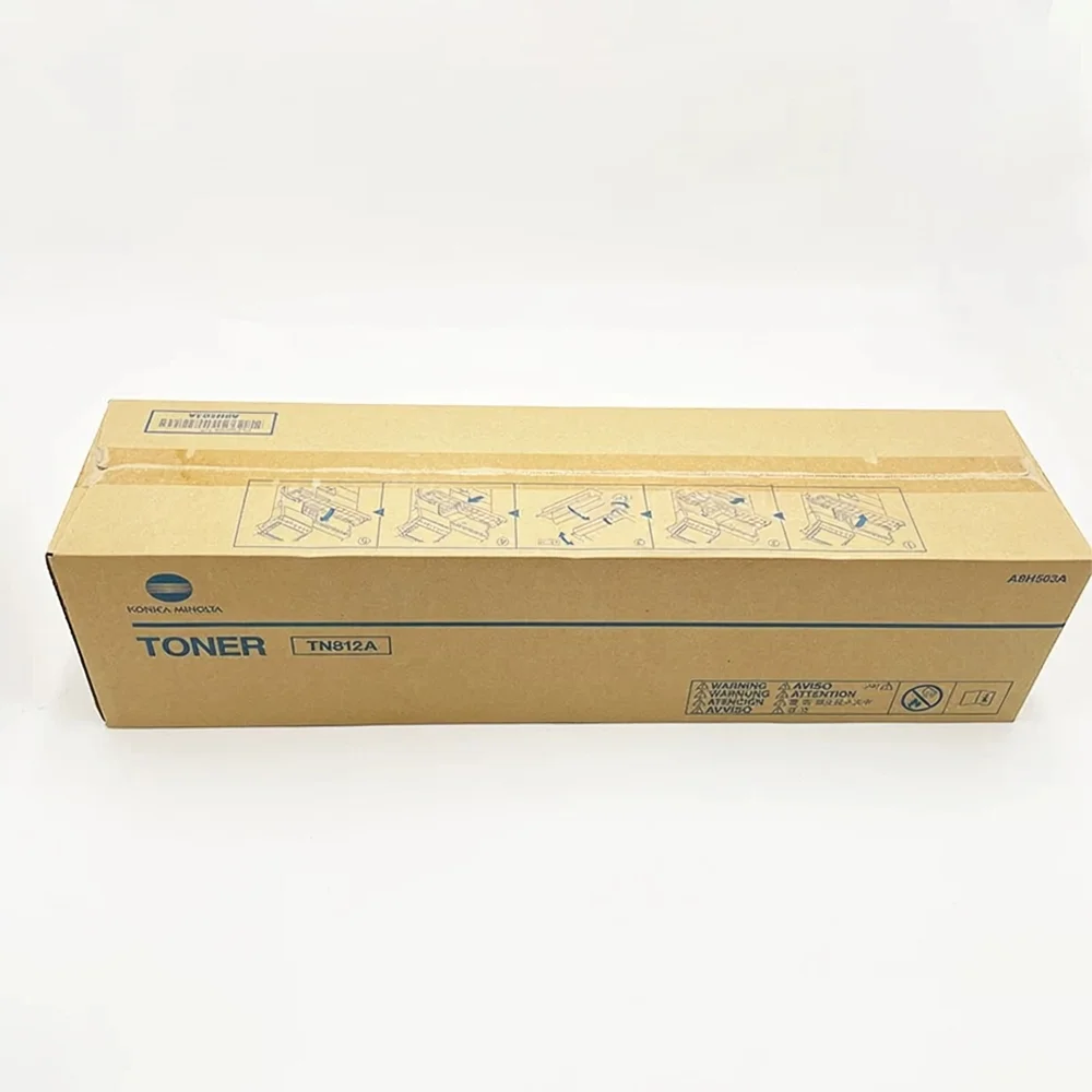 TN812A Original Black Toner Cartridge for Konica Minolta Bizhub 758 808 A8H503A US Version 824g