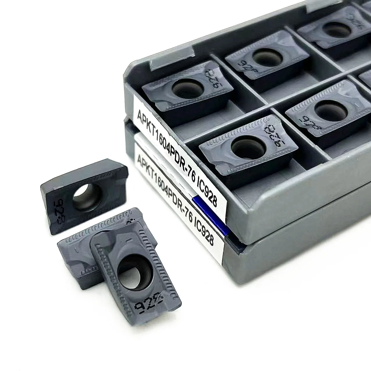 フライス盤用CNCツール,10個セット,高品質超硬工具apkt1604 76 ic928