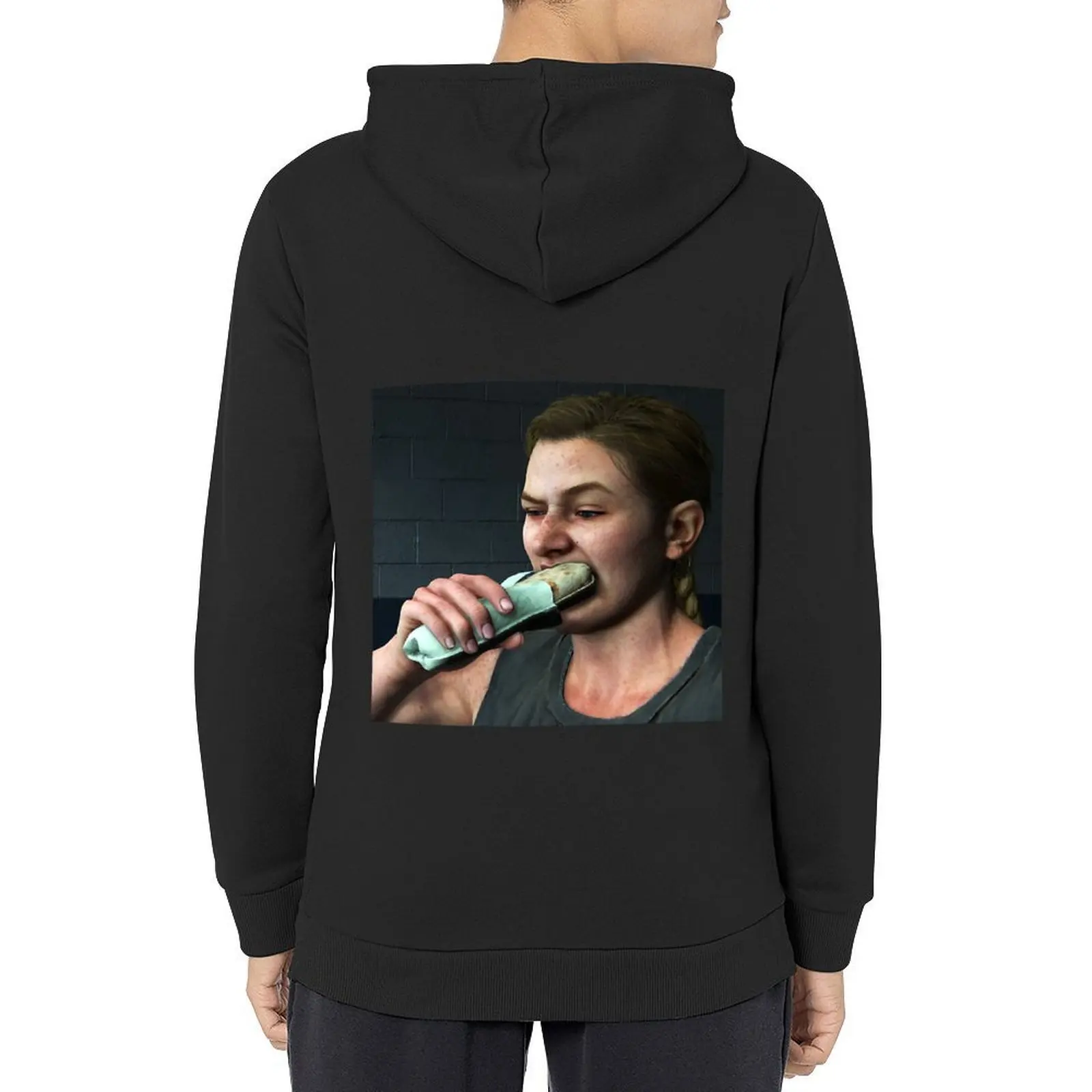 

Abby and her burrito Hoodie fashion men men's sweat-shirt set graphic t shirts men men clothes hoodie for