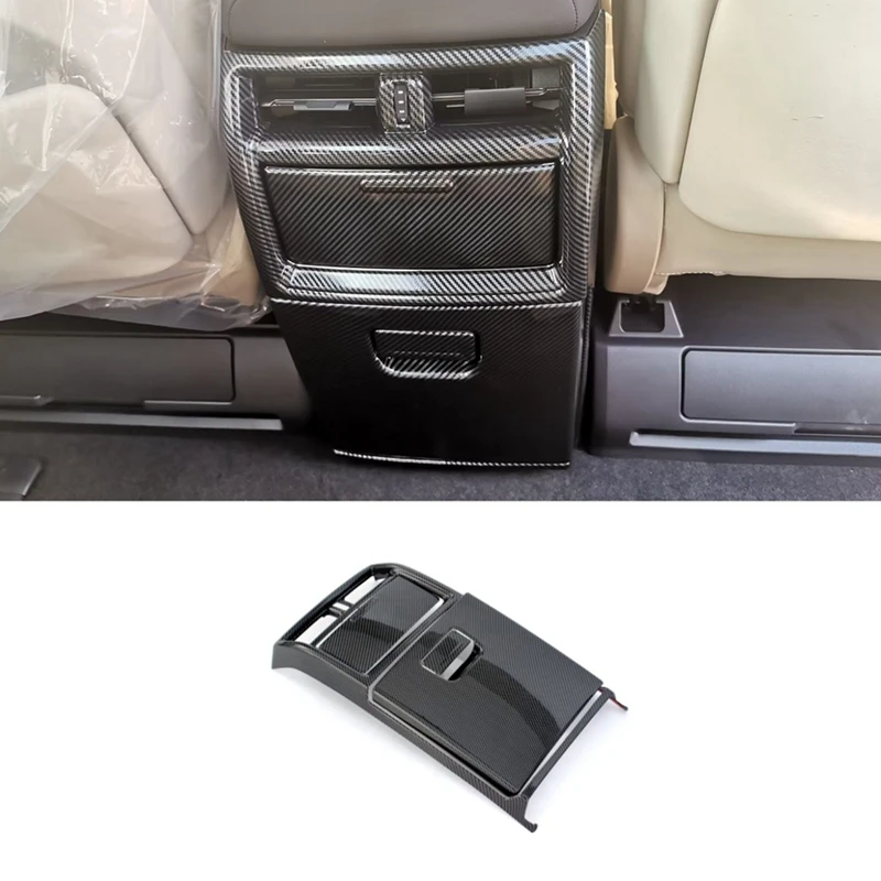 

Rear Air Vent Outlet Cover Trim Anti Kick Panel For Toyota Alphard Vellfire 2024 Accessories Carbon Fiber