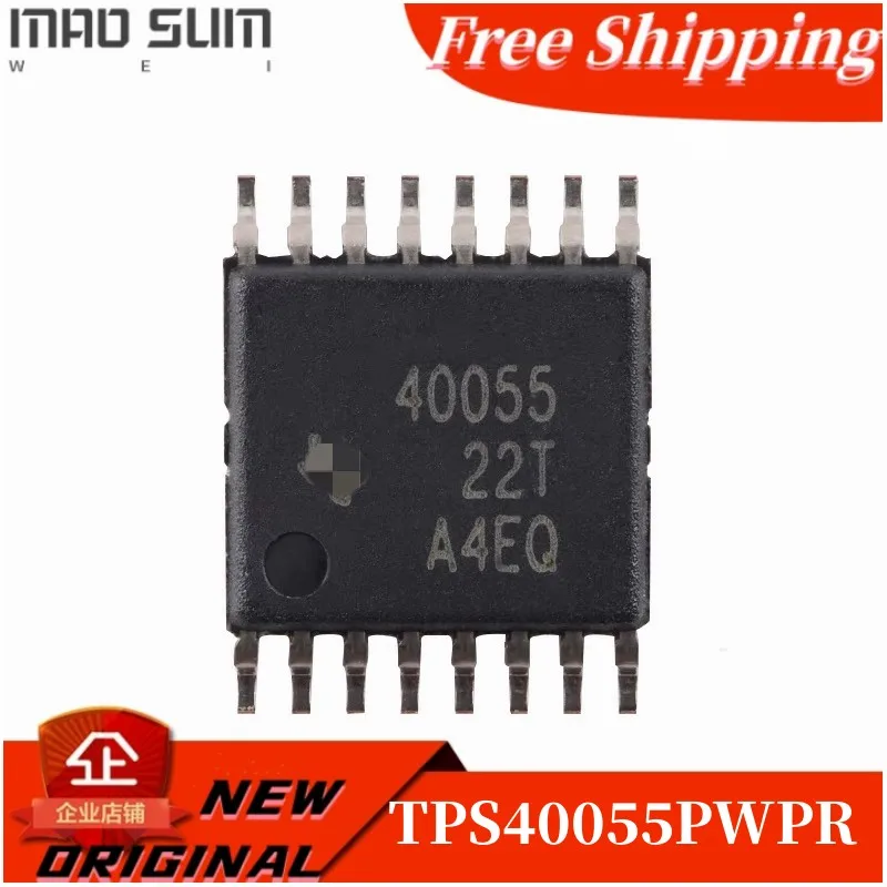 free shipping 10PCS/LOT NEW100% TPS40055PWPR TPS40055PWP TPS40055 40055 TSSOP-16 	Switching Controllers